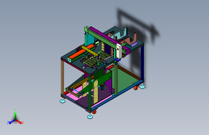 托盘层叠投料加工设备