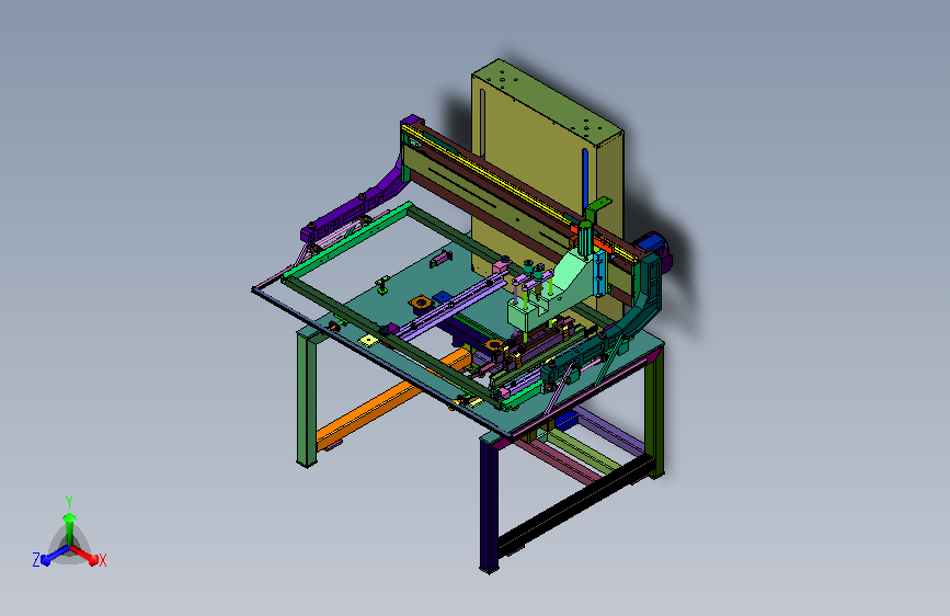 网版印刷平面加工台体