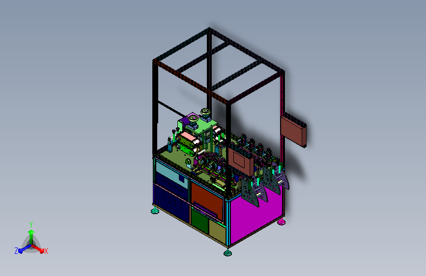 卧式双拉定位钻孔器械
