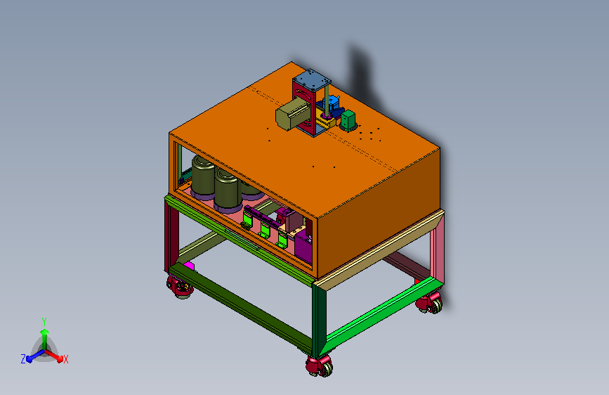 物料氧化等级测试装置