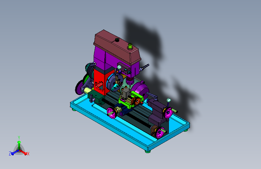 铣车联动数控加工机组