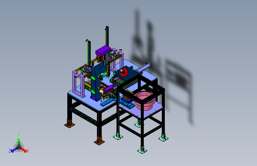 芯柱件转送嵌合熔合装置