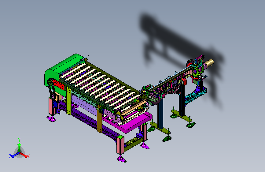 研磨机床物料输送机组