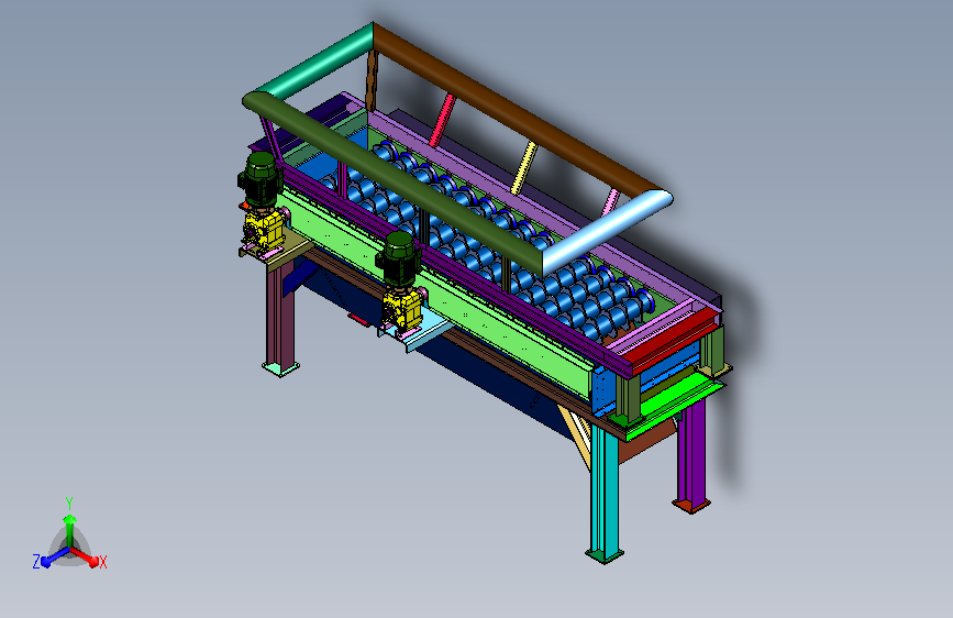摇荡供料精准输送机组