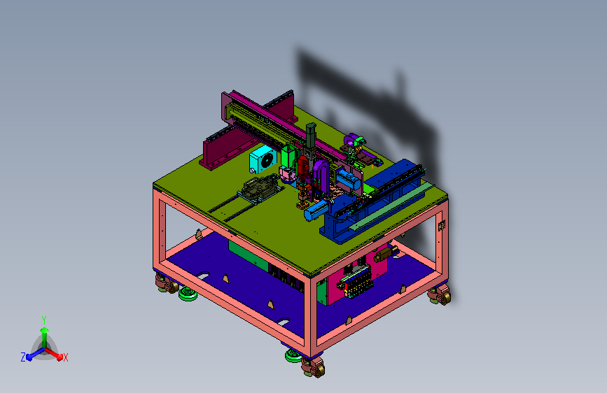 移动终端识别模组装配机具