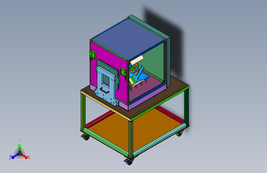 移动终端通讯频段检测装置