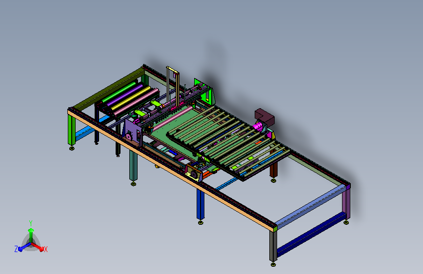 荧幕膜片贴合加工机具