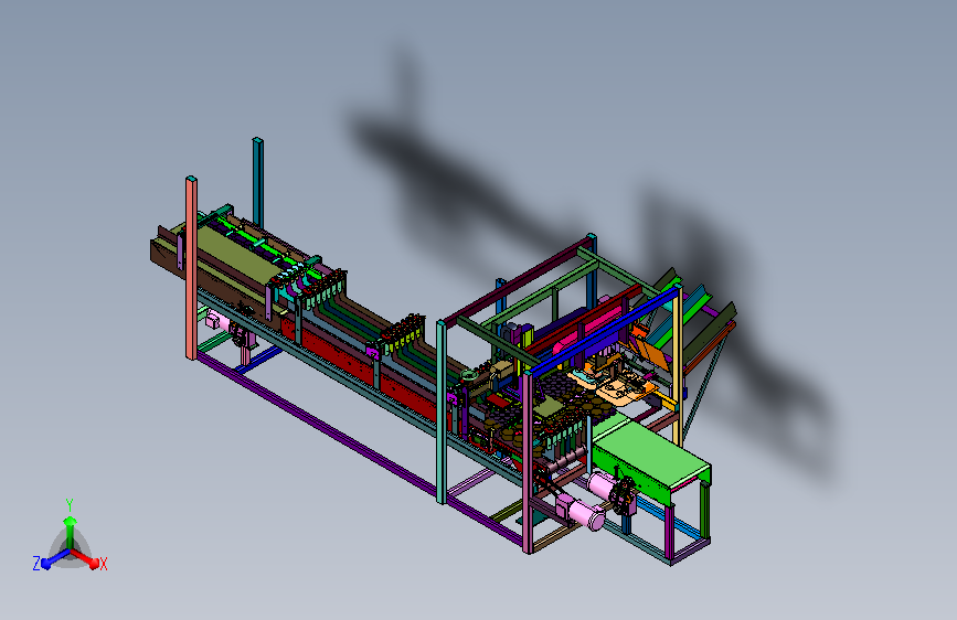 折压纸栈流转输送机组