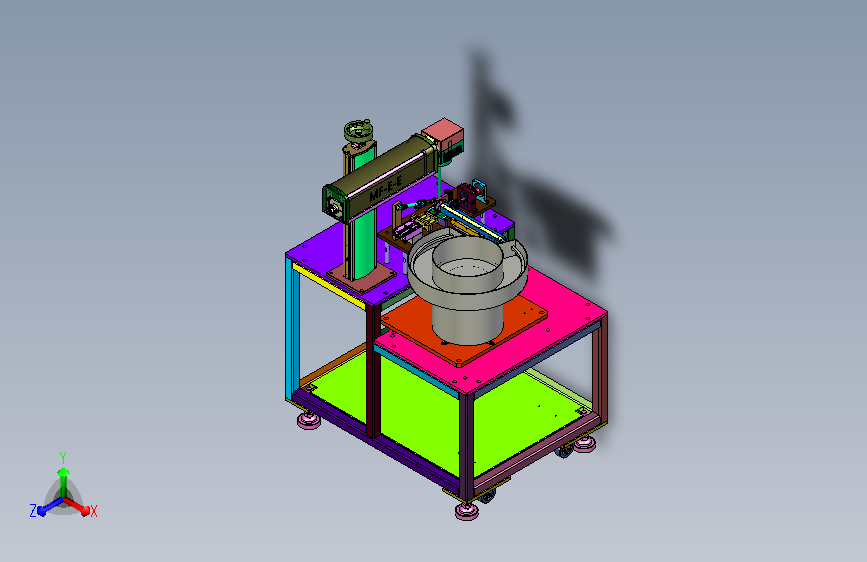 振动上料镭射熔接设备