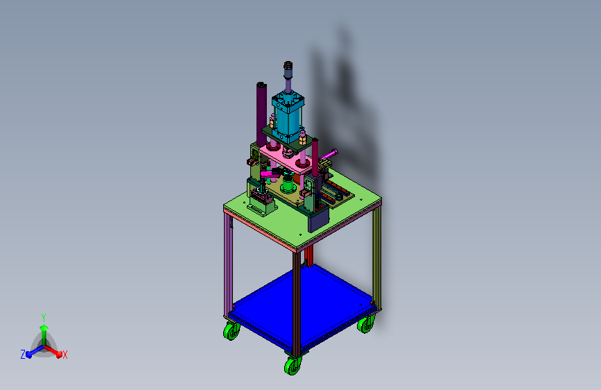 轴承压合预装成型作业设备