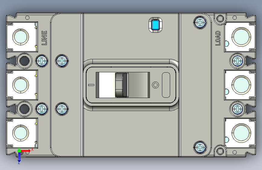A0007430-HGM100E 开关 俯视图