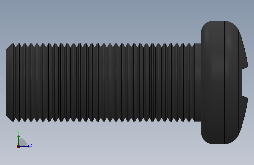 screw M4_10 左侧视图