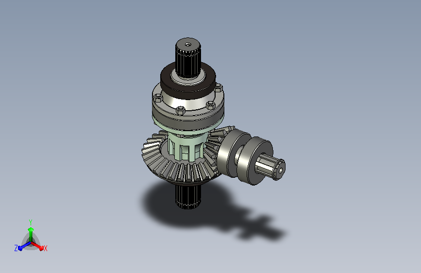 Four wheel drive transmission, front gearbox