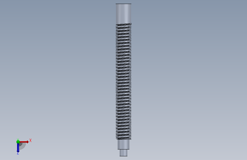 Trapezoidal thread423mm 俯视图
