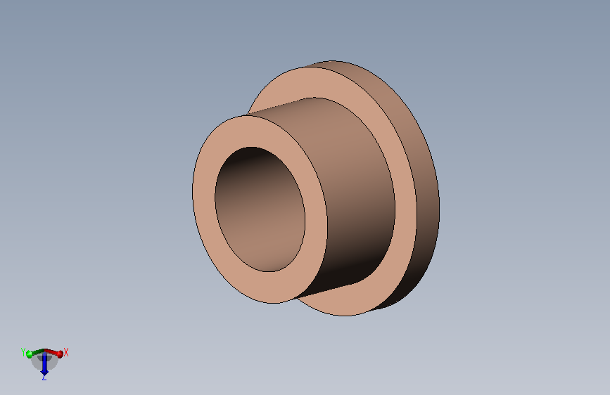6338K411_Oil-Embedded Flanged Sleeve Bearing