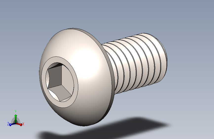 M3_6_Button Head Hex Drive Screw