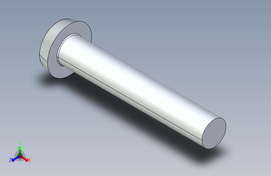 压板支撑杆连接铆钉GB_CONNECTING_PIECE_RIVET_CHR 10X60_step