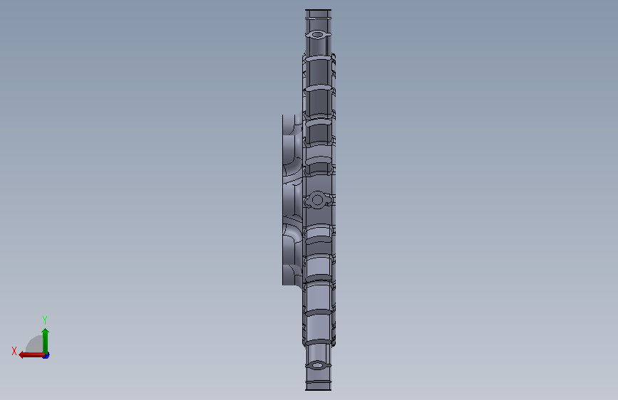 Rear Compression Structure 背面视图