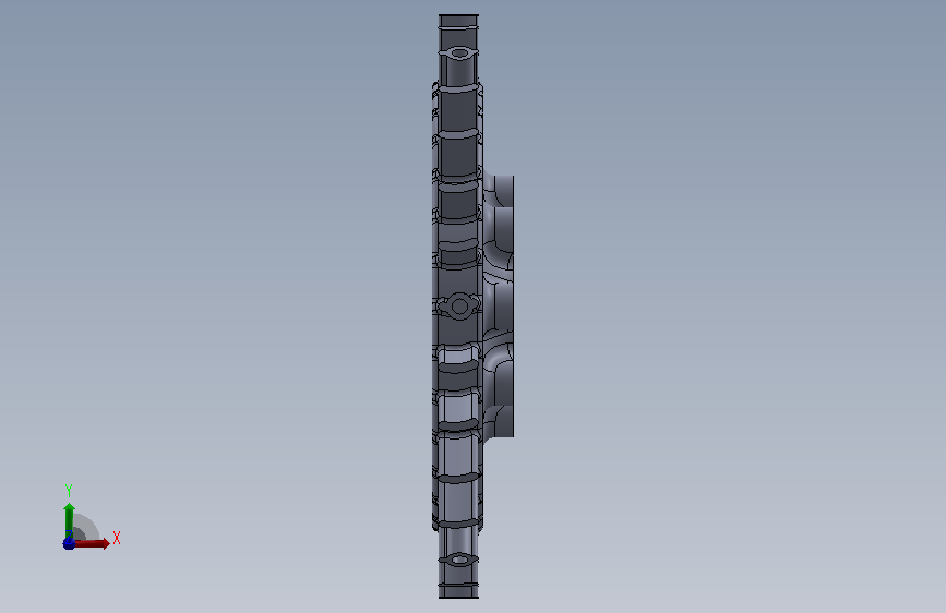 Rear Compression Structure 正面视图