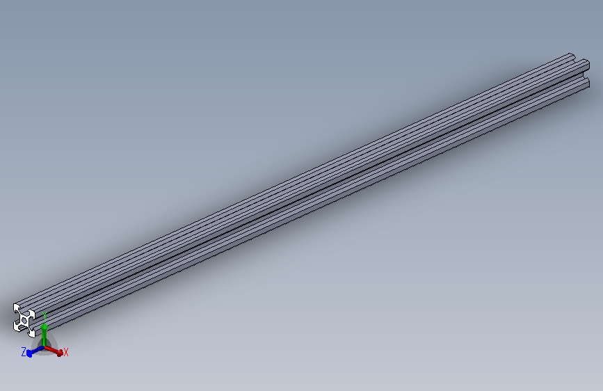 aluminium profile 2020 545mm