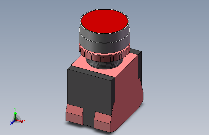 ASA4-Push Buttons Red (22mm)