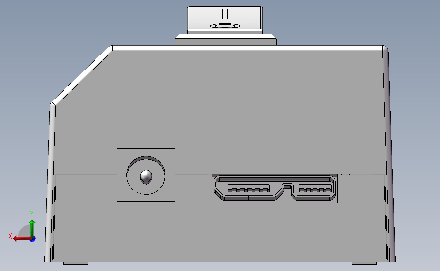 7端口(USB)高速集线器 背面视图
