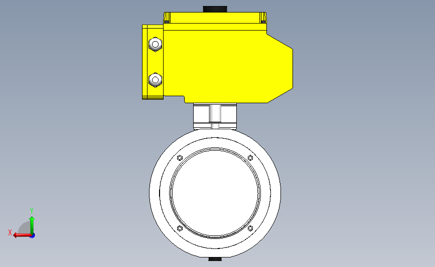 DDDX-03对夹式电动蝶阀[DDDX-03]DN125_SOLIDWORKS 2018_模型图纸下载 – 懒石网
