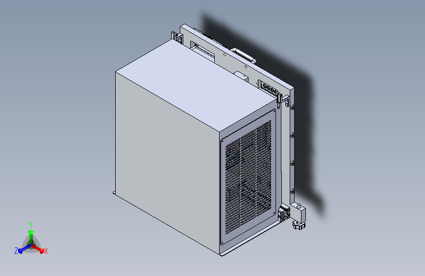 用于汽车零件检测的设备3D模型