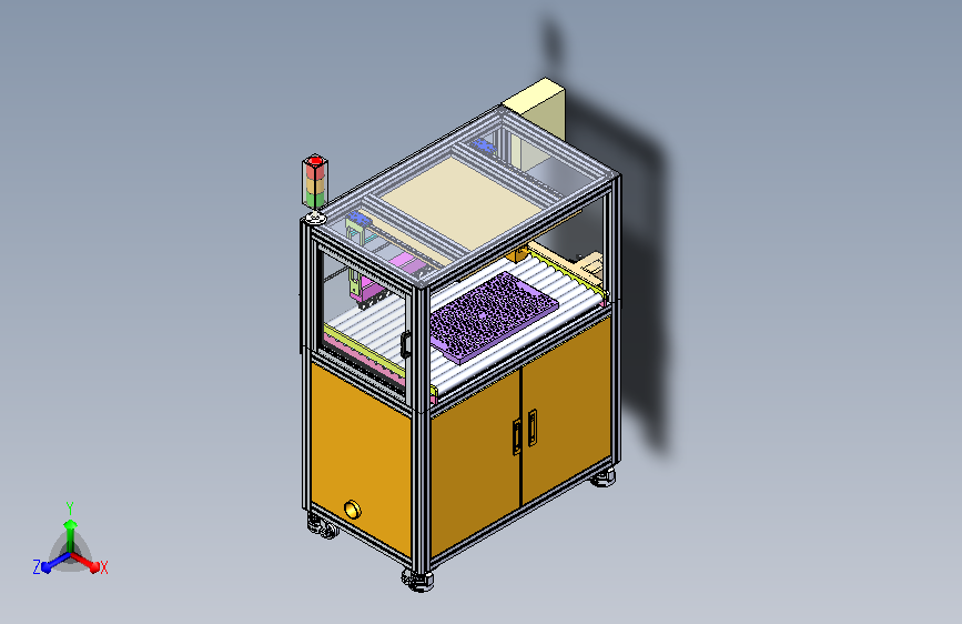 自动吹气工作台3D模型