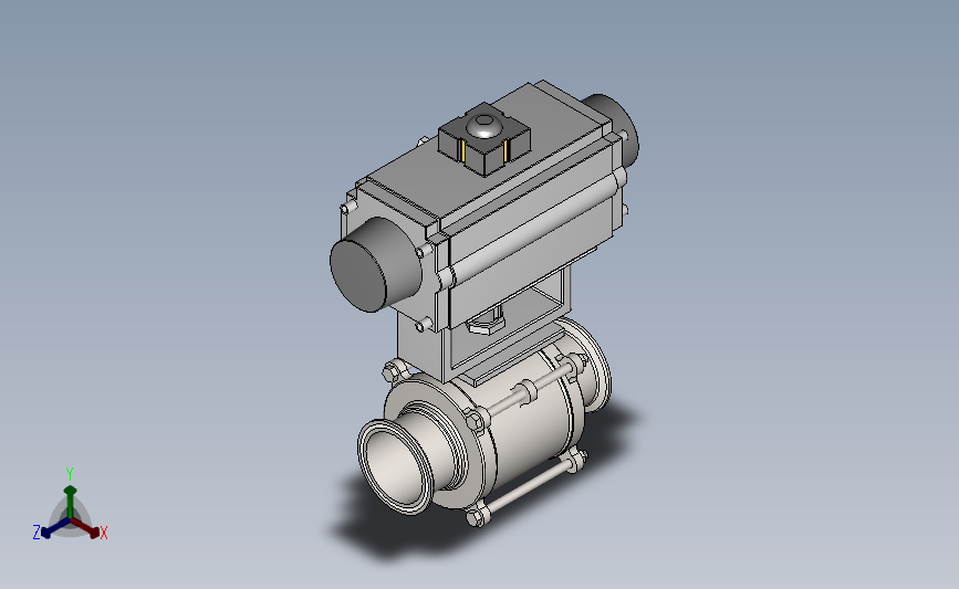 DQQ-03气动卡式球阀[DQQ-03-DN50]快装球阀