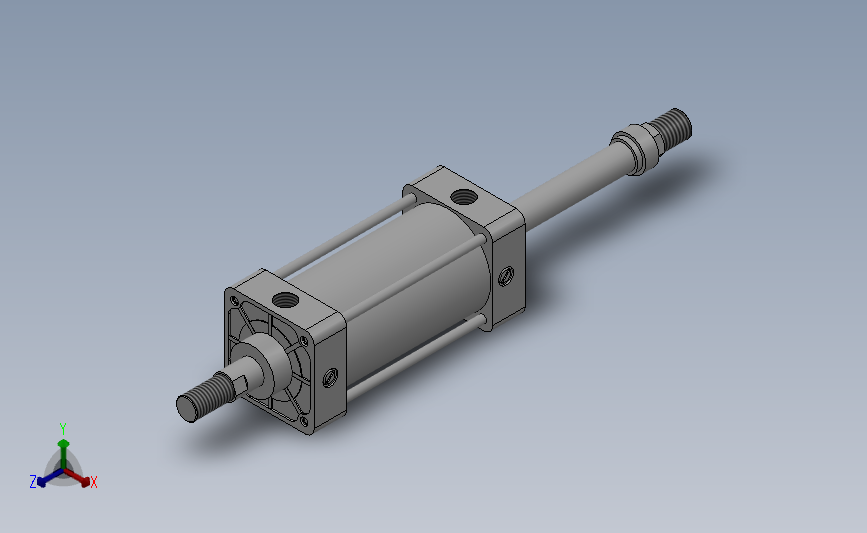 行程可调气缸（XQGL（L1）系列）[XQGAL-SD-80×100]