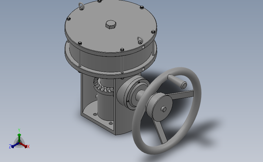 双作用执行机构-SM侧装手轮机构[ZH400DA-1P]