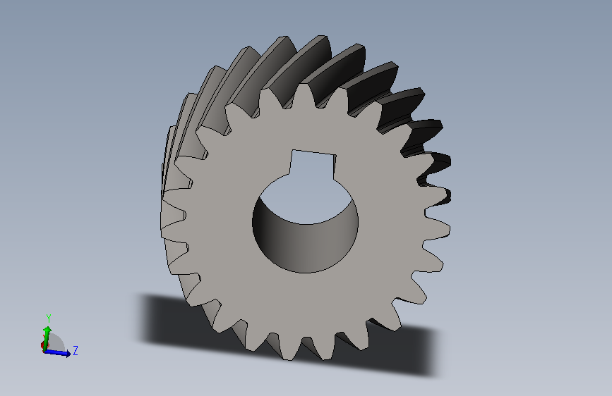 Helical gear 1.25M 23T 19.5HA 20PA 20FW