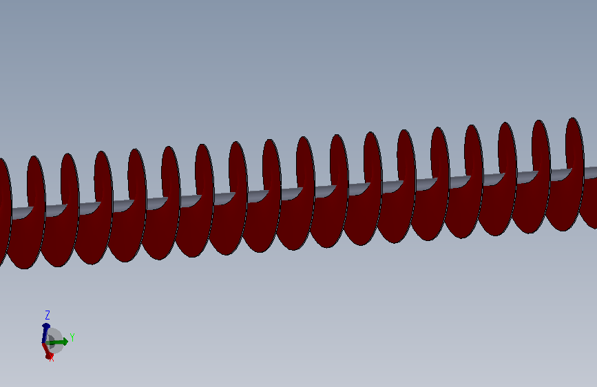 helix of screw conveyor