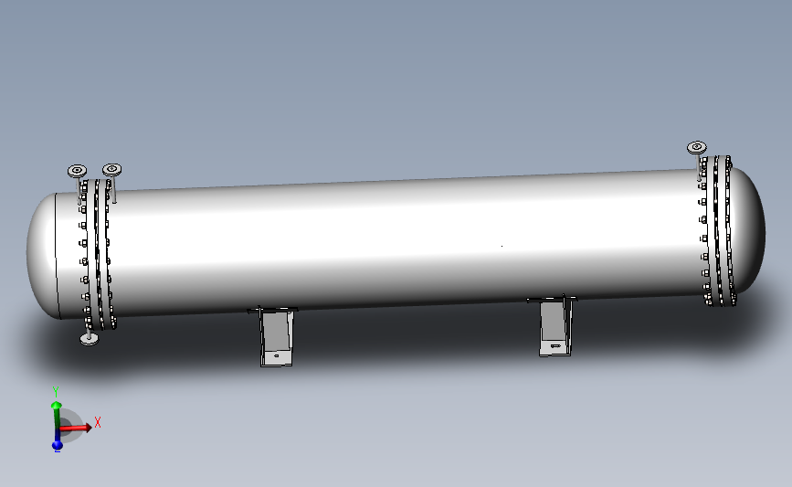换热器3d模型