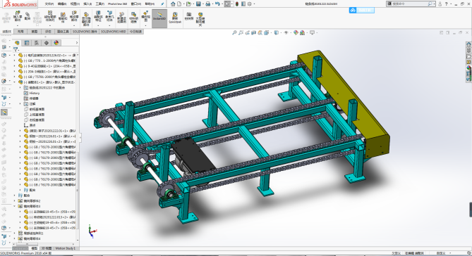 链条输送线solidworks模型=962305=160