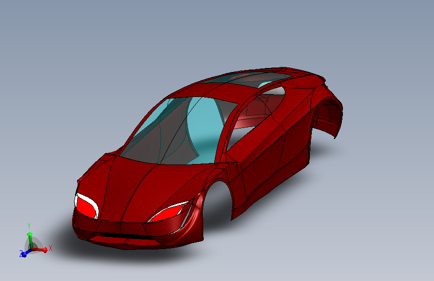 A0007548-特斯拉 Roadster 表面建模