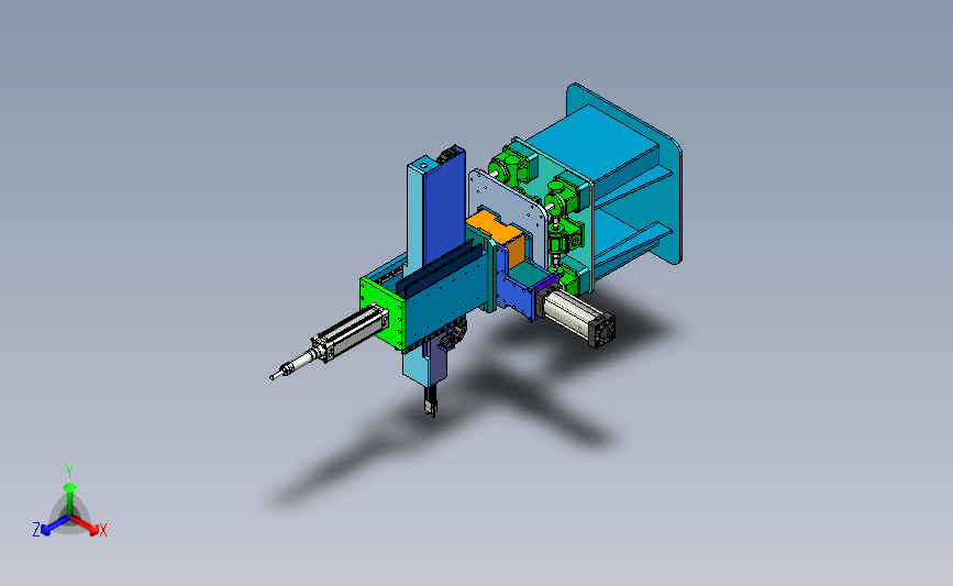 冲床油压机四轴送料机械手