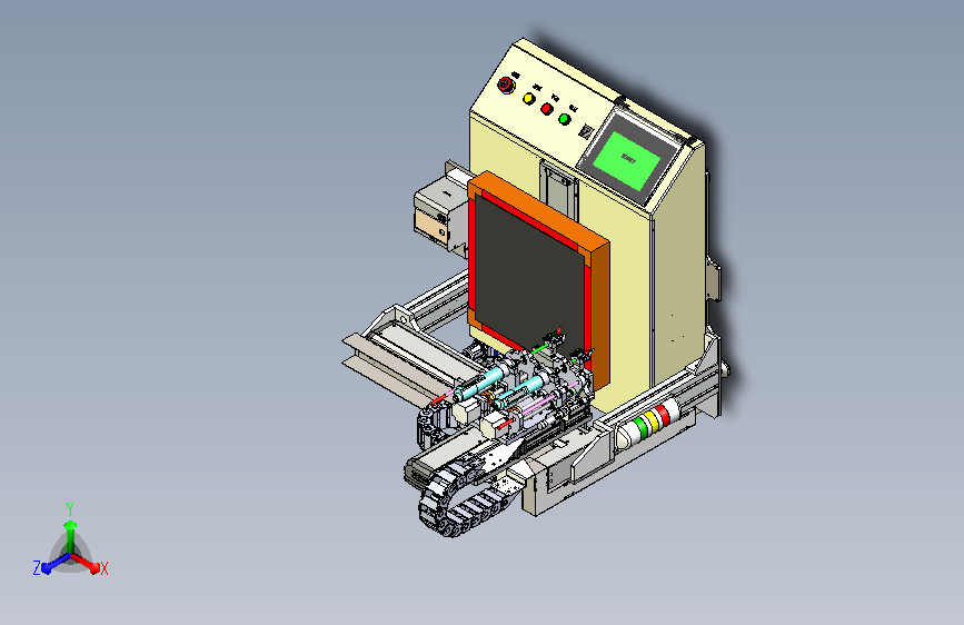 自动锁螺丝机3D三维模型STP
