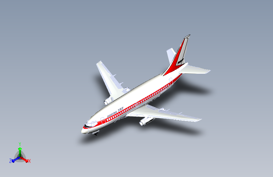 波音飞机 737-200 sw13