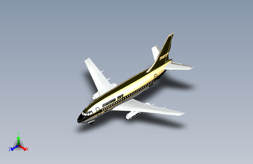 波音飞机 737-100  sw13
