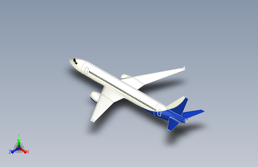 波音飞机 b777-300 SolidWorks  stp igs STP IGS SW20