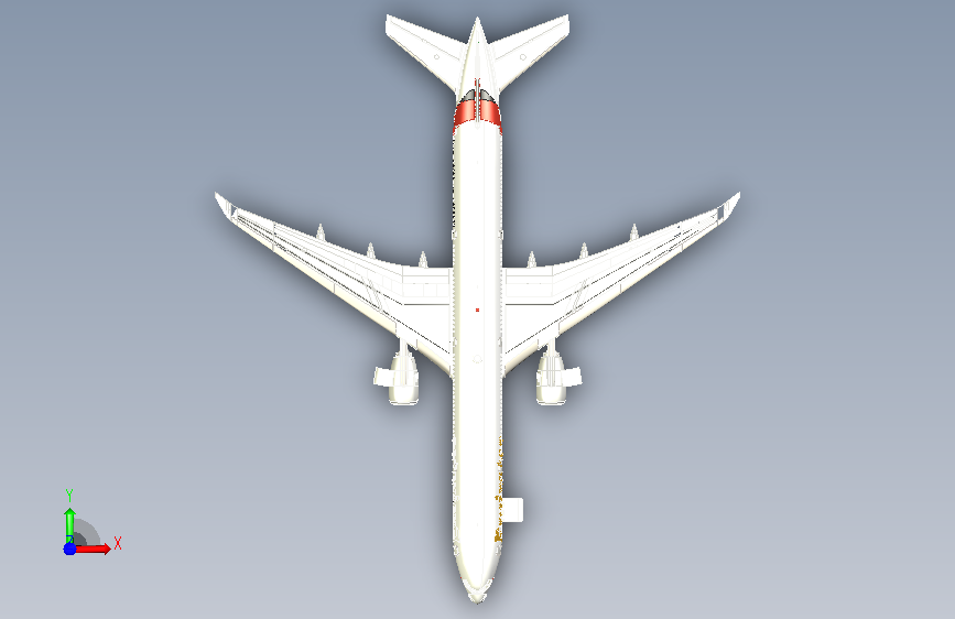 波音飞机 777-300-er emirates stp STP 正面视图