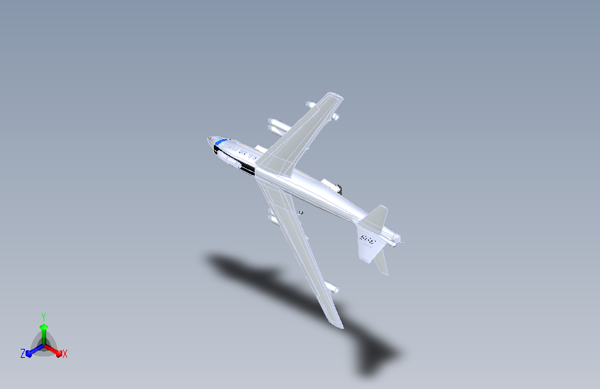 波音飞机 b47e SolidWorks SW15