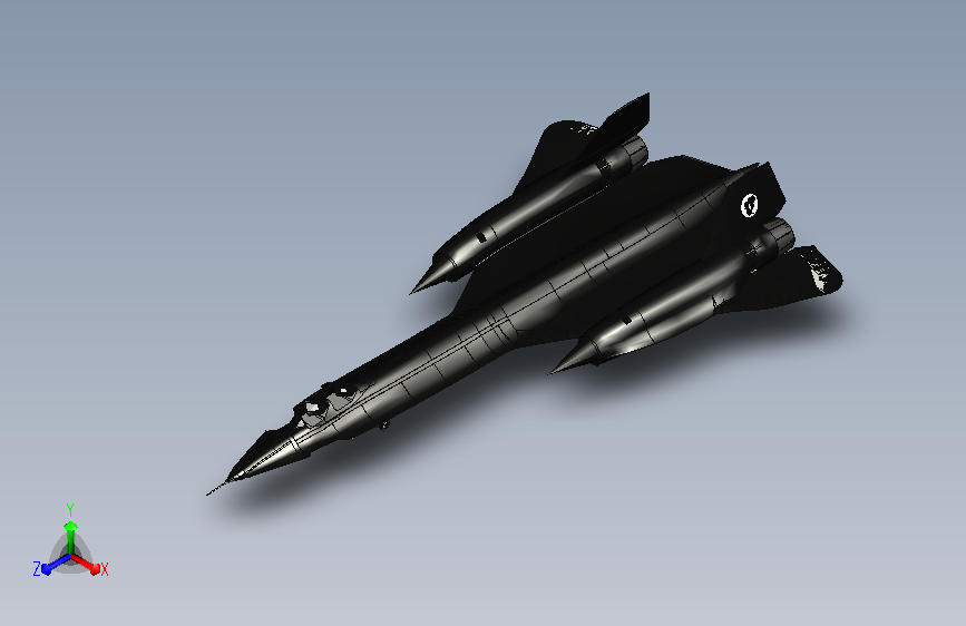 黑鸟侦察机 sr-71 blackbird SW15