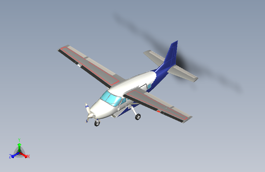 飞机cessna—model—grand—caravan—1 4 STP