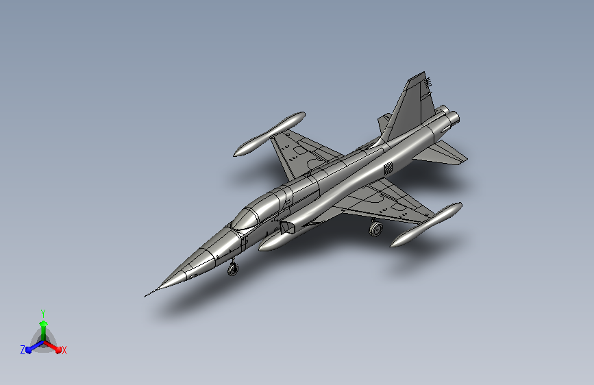 飞机f — 5e—tiger — ii STP