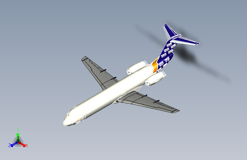 飞机fokker-100-1 2屏蔽双绞线