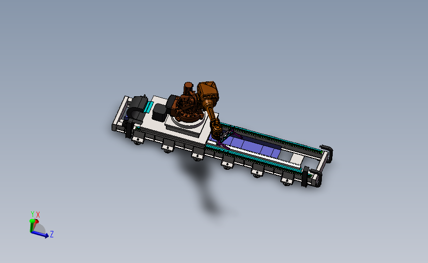 机器人移动地轨