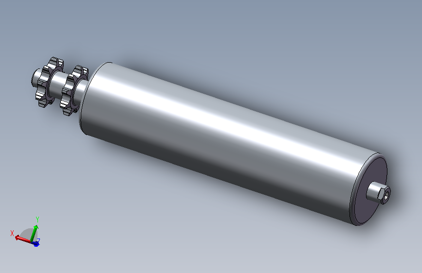 中间滚筒